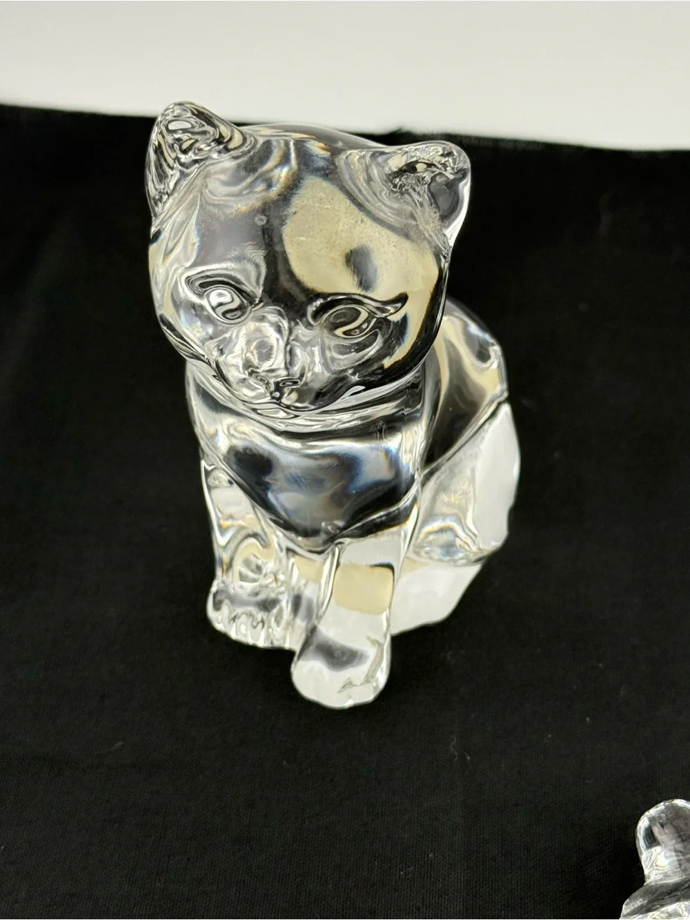Vintage 24% lead crystal figurines “Princess House Pets